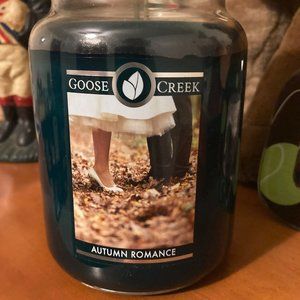 Goose Creek Candle large jar candle, Autum Romance, new